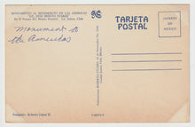Load image into Gallery viewer, Monument to the Americas, Mexico Vintage Original Postcard # 1790 - New - 1960's
