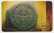 Aztec Calendar Stone - Museum of Anthropology, Mexico Vintage Original Postcard # 1798 - New - 1960's