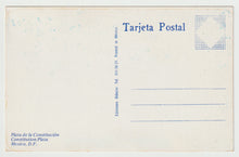 Load image into Gallery viewer, Constitution Plaza, Mexico Vintage Original Postcard # 1800 - New - 1960's
