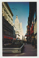 Westminster Mall, Providence, Rhode Island, USA Vintage Original Postcard # 1806 - New - 1970's