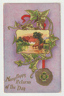 Many Happy Returns of the Day (Happy Birthday) - Vintage Original Postcard # 1810 - New - Early 1900's