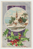 A Merry Christmas Vintage Original Postcard # 1812 - Post Marked December 25, 1907