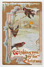 Load image into Gallery viewer, Wishing You Joy for Christmas Vintage Original Postcard # 1817 - Hand Written December 24, 1917
