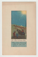 At Christmas-Tide Vintage Original Postcard # 1820 - Hand Written December 17, 1925