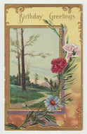 Birthday Greetings Vintage Original Postcard # 1828 - New - Early 1900s