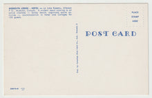 Load image into Gallery viewer, Meredith Lodge Hotel, Lake Rosseau, Muskoka, Ontario, Canada Vintage Original Postcard # 1836 - New - 1970's
