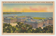 Bancroft Hall, U.S. Naval Academy, Annapolis, Maryland, USA Vintage Original Postcard # 1837 - New - 1930's