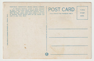 Bear Creek Canon, Denver Mountain Parks, Colorado, USA Vintage Original Postcard # 1838 - New - 1950's