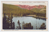 Echo Lake - Mt. Evans, Denver Mountain Parks, Colorado, USA Vintage Original Postcard # 1840 - New - 1950's