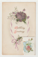Birthday Greetings - Vintage Original Postcard # 1912 - New - Early 1900's - NM