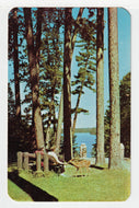 A Woodland Hand-Out - Vacationland Scene, USA - Vintage Original Postcard # 1937 - New - 1970's - VG