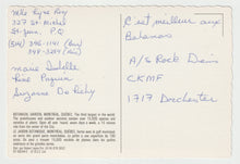 Load image into Gallery viewer, Botanical Gardens, Montreal, Quebec, Canada Vintage Original Postcard # 1946 - Hand Written, 1980's - VG
