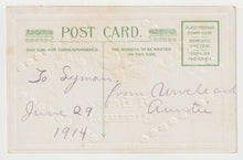 Load image into Gallery viewer, A Happy Birthday - Vintage Original Postcard # 1962 - Hand Written Date June 29, 1914 - VG
