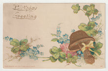 Load image into Gallery viewer, Birthday Greeting - Vintage Original Postcard # 1969 - New - Early 1900's
