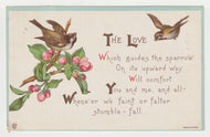 The Love (Friendship) - Vintage Original Postcard # 1976 - Post Marked May 29, 1914 - VG