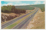 Massachusetts Turnpike, USA - Vintage Original Postcard # 1986 - New, 1960's - NM