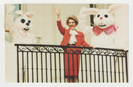 Nancy Reagan - Easter Bunnies at the White House, Washington, DC, USA - Vintage Original Postcard # 1989 - New, 1980's - NM