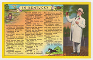 Greetings - In Kentucky, USA - Vintage Original Postcard # 2000 - New - 1960's - NM