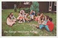 US Senator George McGovern and Family - Vintage Original Postcard # 2006 - New, 1980's - NM