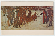 Valley Forge - Artist: Edwin Austin Abbey, USA - Vintage Original Postcard # 2017 - New, 1970's - MT