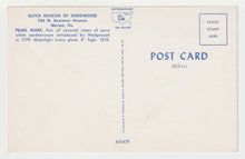 Load image into Gallery viewer, Buten Museum of Wedgwood, Marion, Pennsylvania, USA (Pearl Ware) - Vintage Original Postcard # 2018 - New, 1970's - MT
