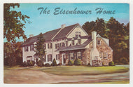President Eisenhower's Home, Gettysburg, Pennsylvania, USA - Vintage Original Postcard # 2019 - New, 1970's - MT