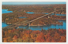 Load image into Gallery viewer, Ivy lea Bridge, (Ontario, Canada - New York, USA) - Vintage Original Postcard # 2022 - New, 1970's - MT
