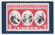 The Battle of Yorktown (USA) - 1976 Oklahoma Stamp Exhibition - Vintage Original Postcard # 2024 - New - NM