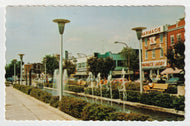 The Esplanade on Place Bourget - Water Games, Joliette, Quebec, Canada - Vintage Original Postcard # 2030 - Post Marked October 10, 1988 - VG