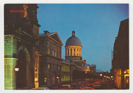 Bonsecours Market Building, Montreal, Quebec, Canada Vintage Original Postcard # 2044 - Hand Written - 1980's - VG
