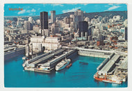 Montreal Harbour, Quebec, Canada (St, Lawrence Seaway) Vintage Original Postcard # 2045 - Post Marked October 3, 1983