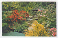 Butchart Gardens, Victoria, British Columbia, Canada (Japanese Gardens) - Vintage Original Postcard # 2040 - Post Marked October 14, 1983 - VG