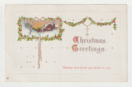 Christmas Greetings Vintage Original Postcard # 2068 - Post Marked December 9, 1913 - VG