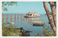 M.V. Adirondack Ferry Crossing, (Vermont & New York), USA - Vintage Original Postcard # 2082 - Post Marked October 7, 1983 - VG