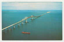 Load image into Gallery viewer, Sunshine Skyway - 15 Mile Bridge, Florida, USA - Vintage Original Postcard # 2101 - New - 1970's
