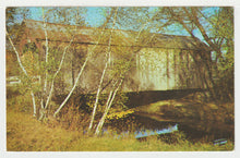 Load image into Gallery viewer, Covered Bridge - East Swanzey, New Hampshire, USA - Vintage Original Postcard # 2106 - New - 1960's - NM
