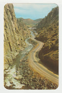 Big Thompson Canyon, Rocky Mountain National Park, Colorado, USA Vintage Original Postcard # 2132 - Post Marked August 1, 1959 - VG