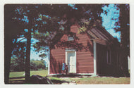 Little Red School House, South Sudbury, Massachusetts, USA Vintage Original Postcard # 2136 - New - 1960's - VG