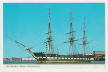 Load image into Gallery viewer, USS Constitution - Old Ironsides, Boston Naval Shipyard, USA - Vintage Original Postcard # 2137 - New - 1970's - NM
