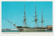 USS Constitution - Old Ironsides, Boston Naval Shipyard, USA - Vintage Original Postcard # 2137 - New - 1970's - NM