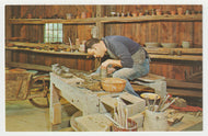 Harvey Brooks Potter's Shop, Old Sturbridge Village, Massachusetts, USA Vintage Original Postcard # 2156 - New - 1960's - NM