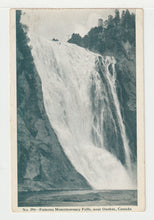 Load image into Gallery viewer, Montmorency Falls, Quebec, Canada Vintage Original Postcard # 2165 - New - 1960's VG
