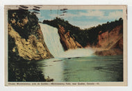 Montmorency Falls, Quebec, Canada Vintage Original Postcard # 2166 - Post Marked July 28, 1948 - VG