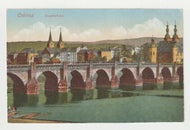 Koblenz Moselle Bridge, Germany Vintage Original Postcard # 2171 - 1960's - VG