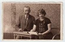 Load image into Gallery viewer, Portrait of a Couple - Signing (Unknown) Vintage Original Postcard # 2174 - New - Early 1900's
