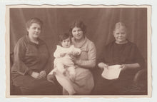 Load image into Gallery viewer, Generational Portrait of Ladies (Unknown) Vintage Original Postcard # 2175 - New - Early 1900's
