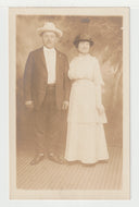 Portrait of Couple (Unknown), Ohio, USA Vintage Original Postcard # 2176 - New - Early 1900's - VG