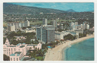 Outrigger Hotel, Waikiki Beach, Hawaii, USA Vintage Original Postcard # 2179 - New - 1970's