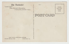 Load image into Gallery viewer, The Nantucket Restaurant, Chicago, Illinois, USA Vintage Original Postcard # 2190 - New - 1950's - VG
