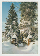 Kurhaus, Germany - Winter Scene Vintage Original Postcard # 2200 - Post Marked 1978 - VG